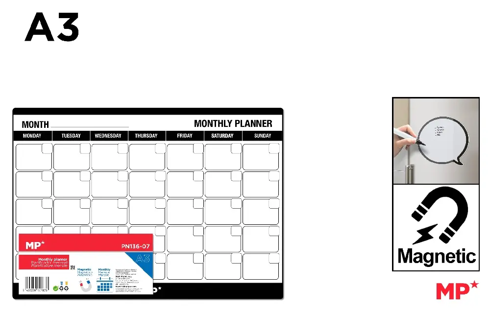 HORARIO SEMANAL MAGNÉTICO A3.