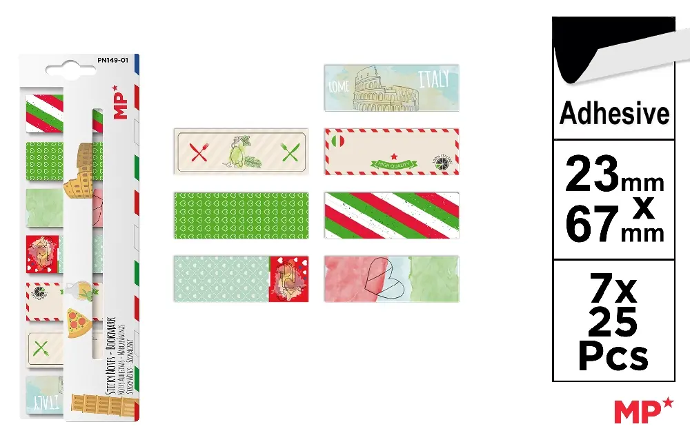 NOTAS ADHESIVAS DECORADAS.