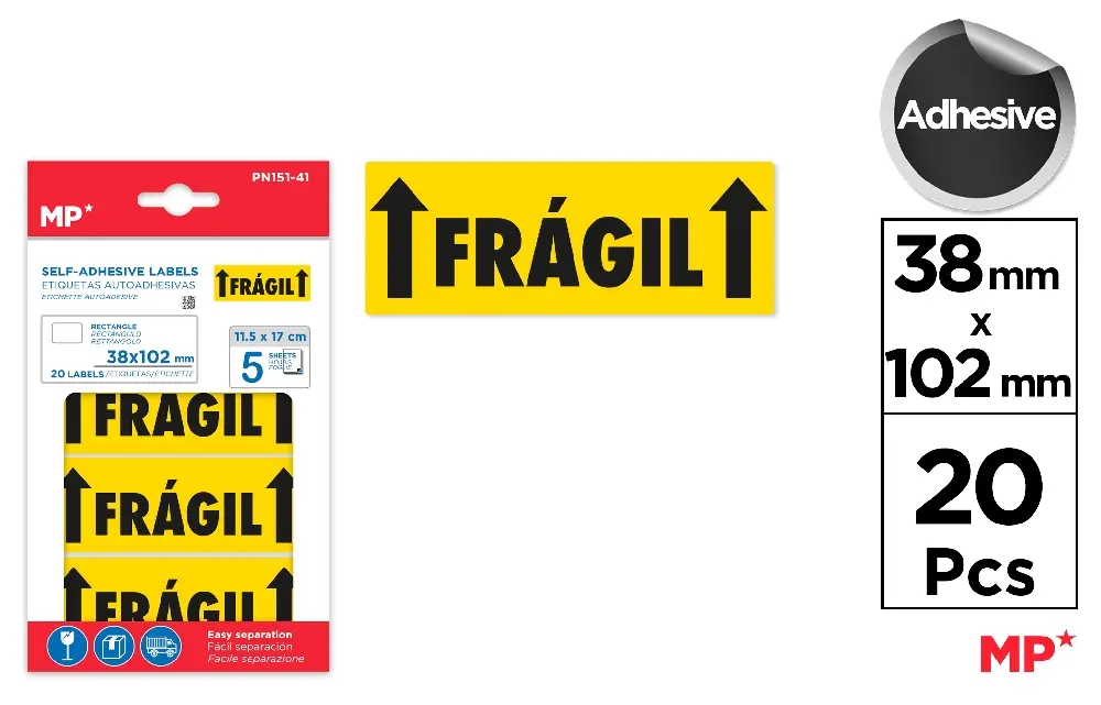 ETIQUETAS AUTOADHESIVAS 5 HOJAS.