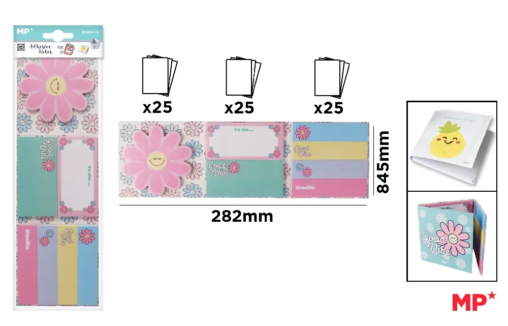 BLOCK DE NOTAS ADHESIVAS.