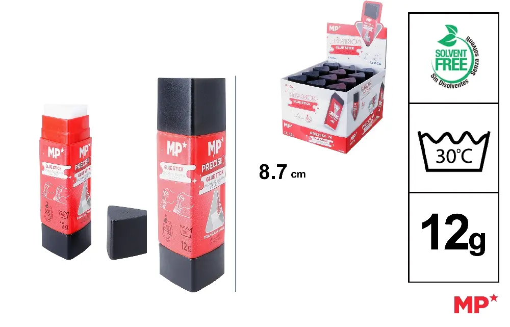 PEGAMENTO DE BARRA TRIANGULAR 12 g.