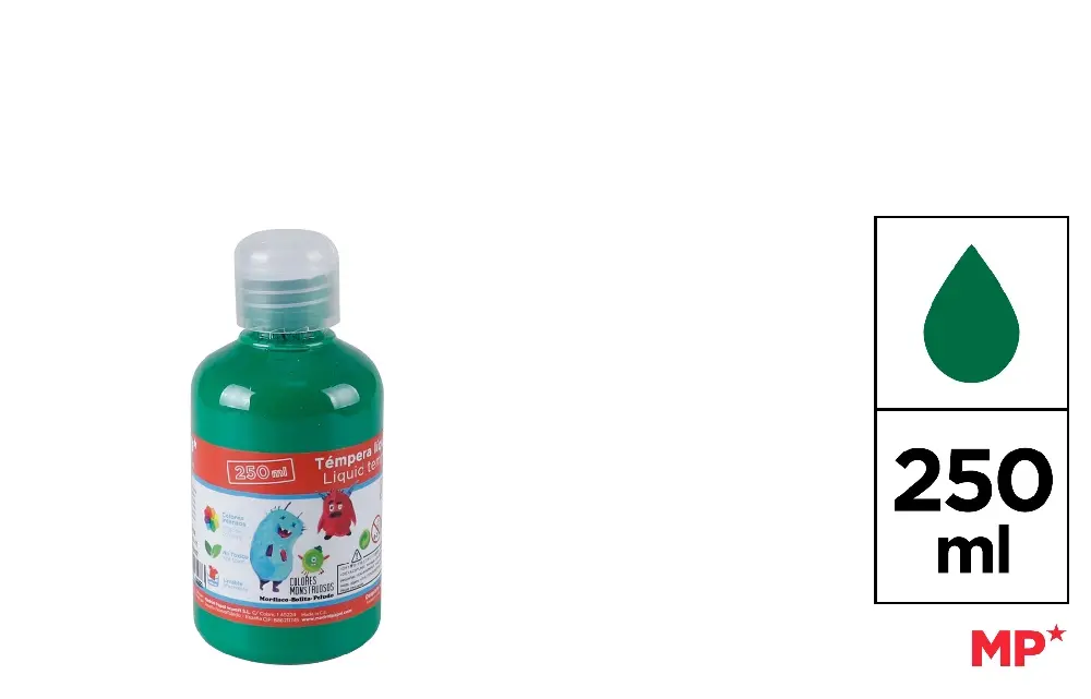 TÉMPERA 250 ml VERDE
