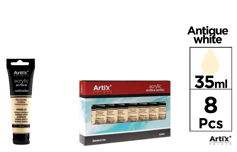 PINTURA ACRÍLICA BLANCO ANTIGUO 35 ml