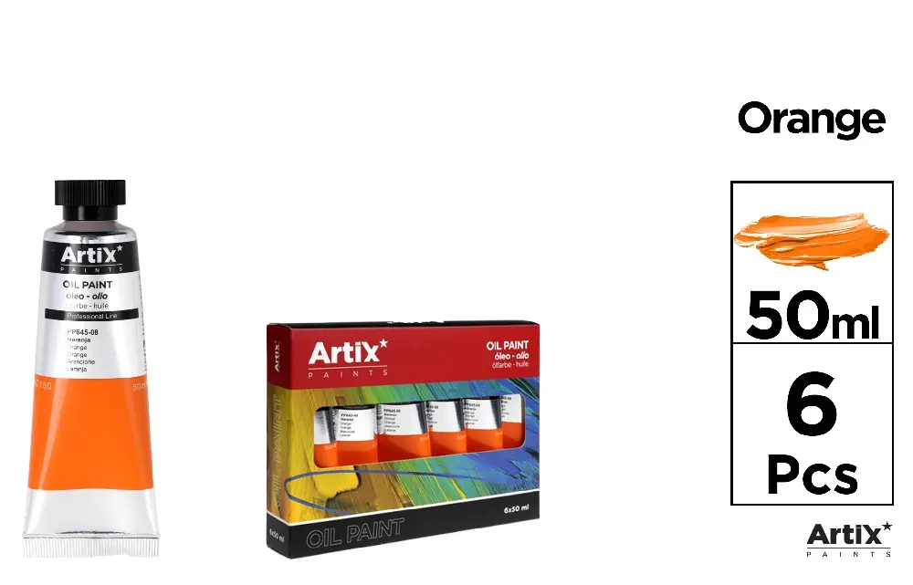 PINTURA AL ÓLEO EXPERT 50 ml NARANJA