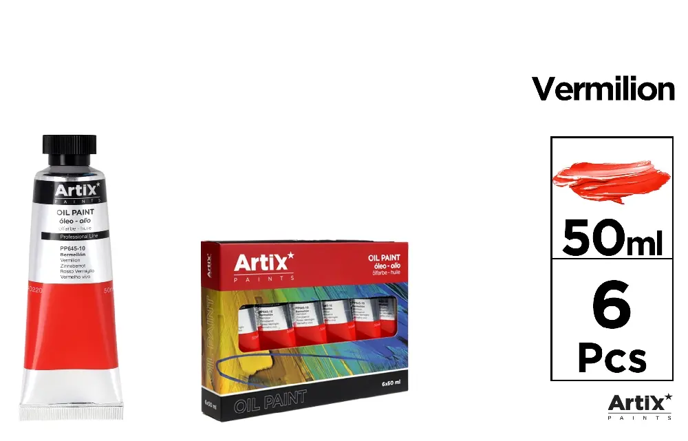 PINTURA AL ÓLEO EXPERT 50 ml BERMELLÓN