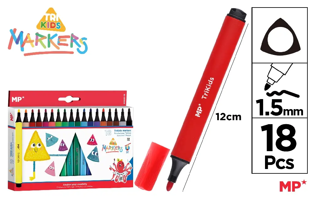 ROTULADORES TRIKIDS 18U