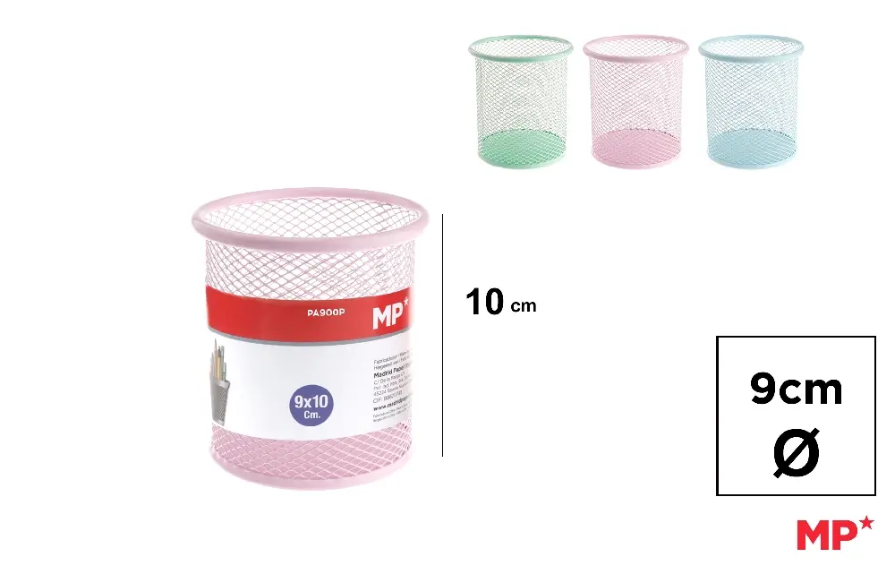 PORTALÁPICES REDONDO PASTEL 10 x 9 cm