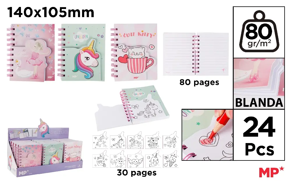 LIBRETA CREATIVA DOBLE DISEÑO