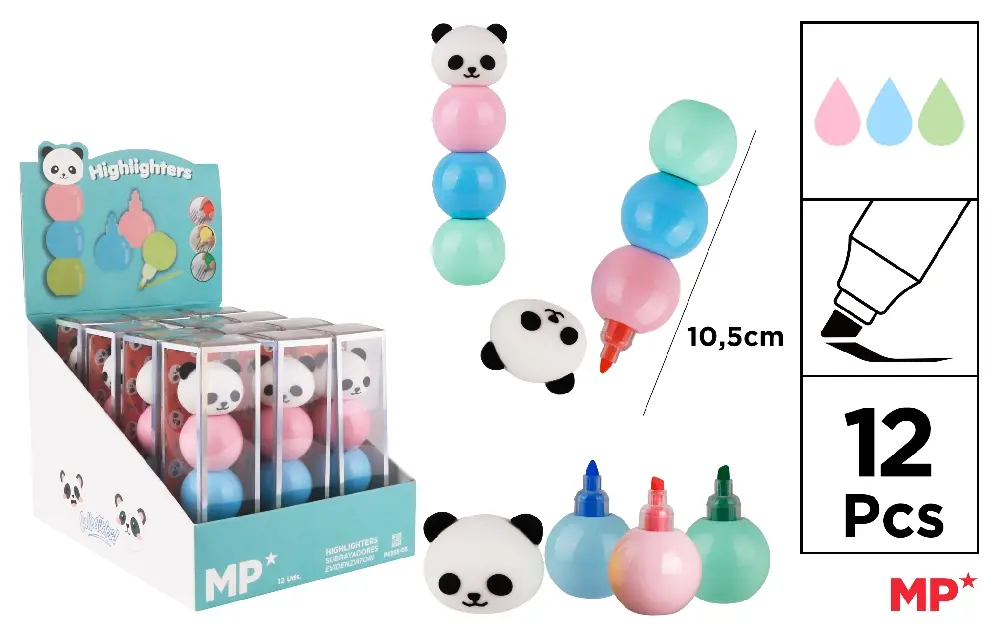 MARCADOR FLUORESCENTE PANDA.