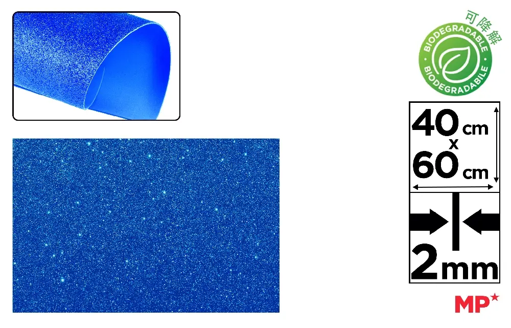 GOMA EVA PURPURINA BIOD. 40x60 AZUL