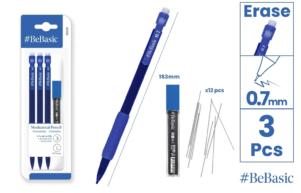 PACK DE AHORRO PORTAMINAS Y MINAS 0.7 mm