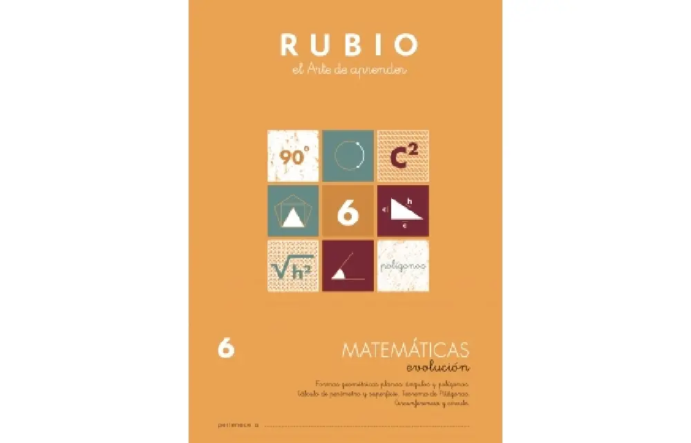 CUADERNO MATEMÁTICAS EVOLUCIÓNME6 RUBIO