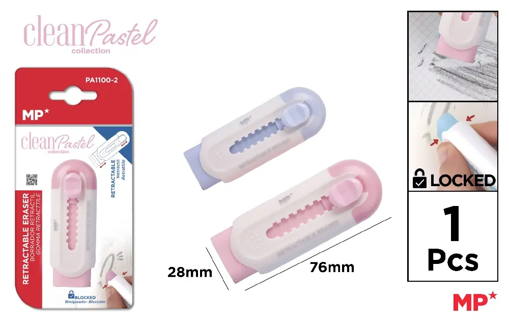 GOMA DE BORRAR RETRACTIL.