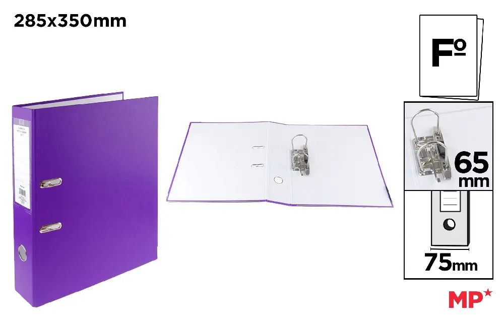 ARCHIVADOR AZ COLOR VIOLETA.