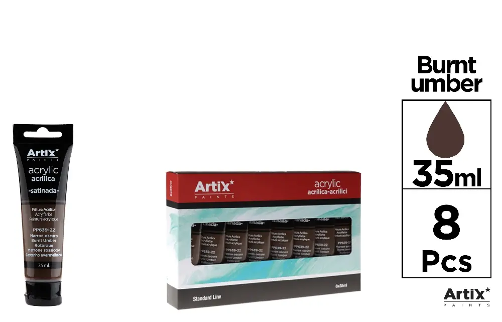 PINTURA ACRÍLICA TIERRA SOMBRA TOSTADA 3