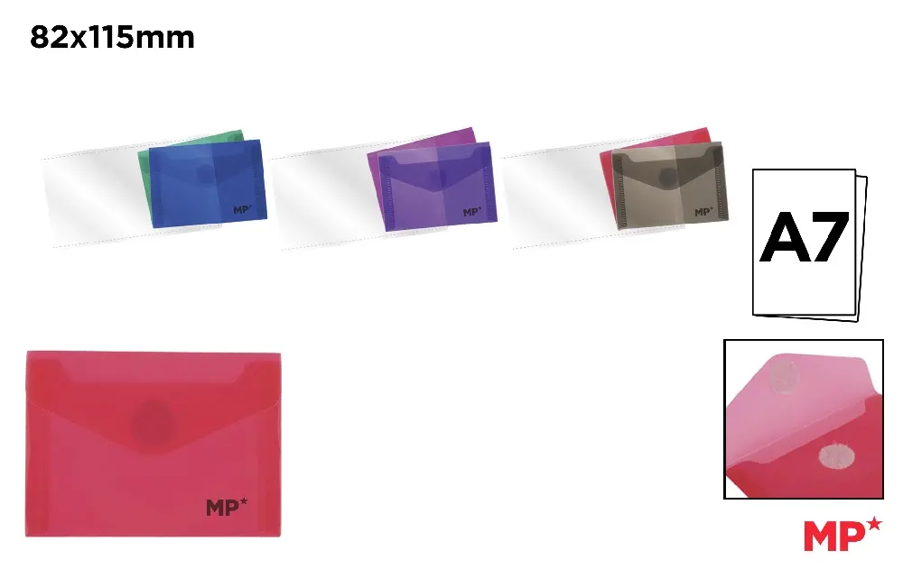 CARPETA SOBRE PLÁSTICO CIERRE RÁPIDO H A