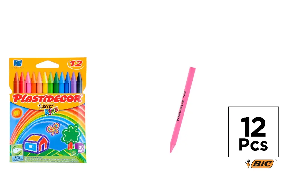 CERAS PLASTIDECOR 12 Uds. 8757704 BIC