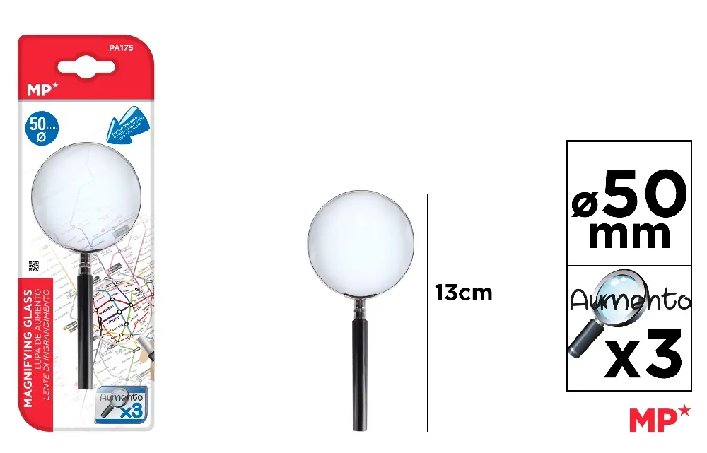 LUPA DE METAL 50 mm