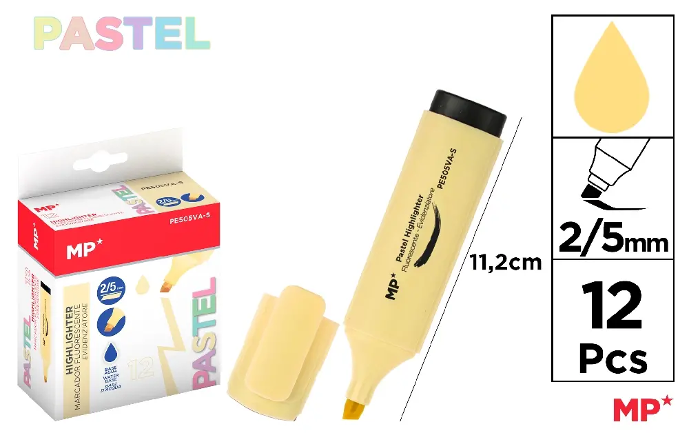 MARCADOR PASTEL VAINILLA.