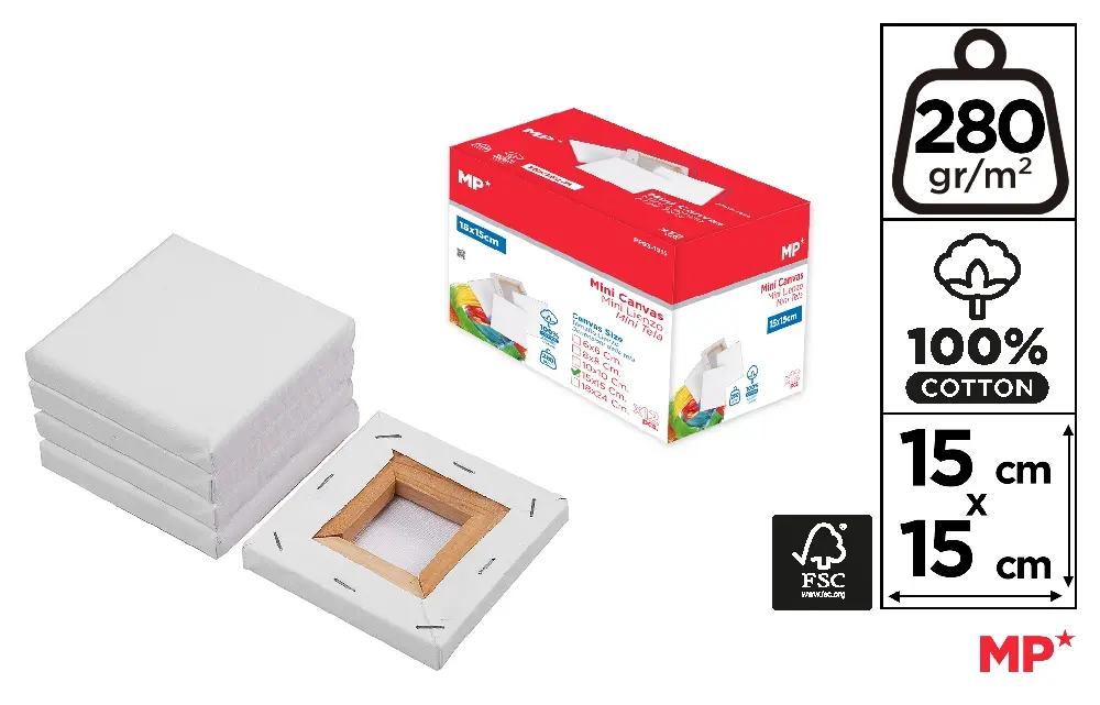 LIENZO MINI 15 x 15 cm 280 g/m²